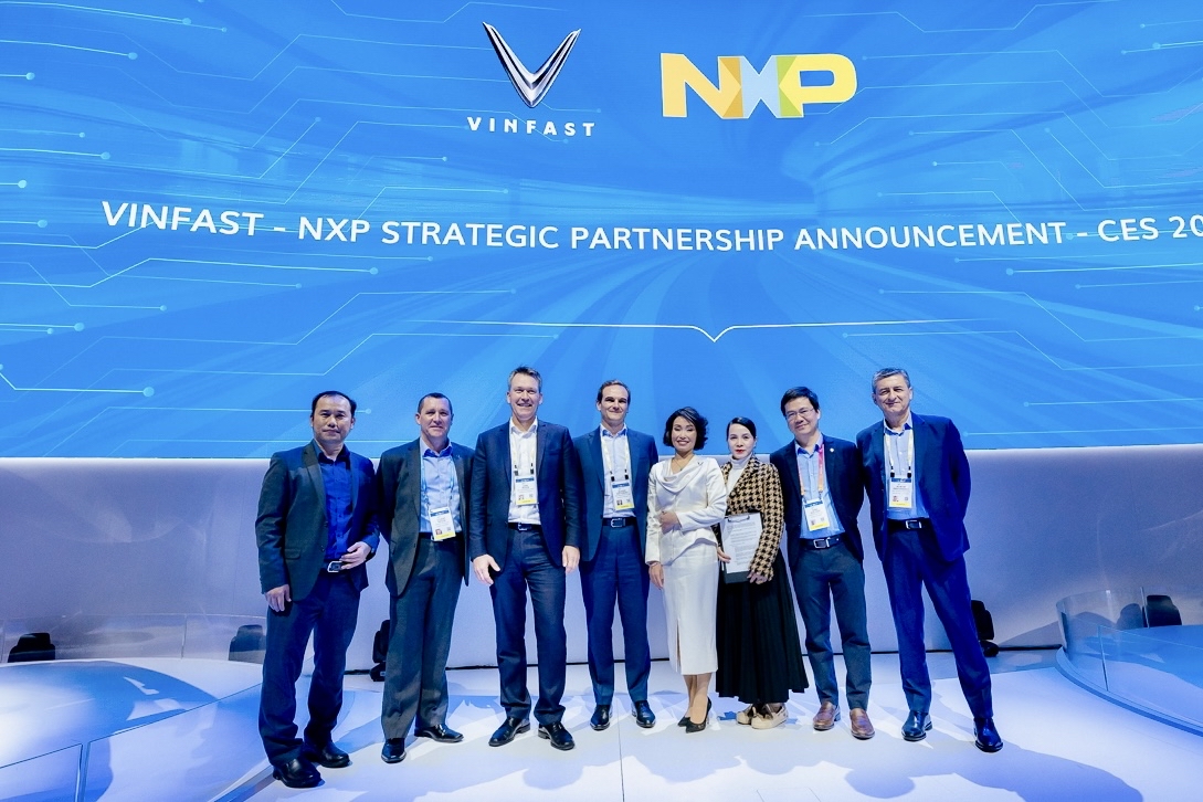 VinFast and NXP® Semiconductors have announced their collaboration on VinFast’s next-generation